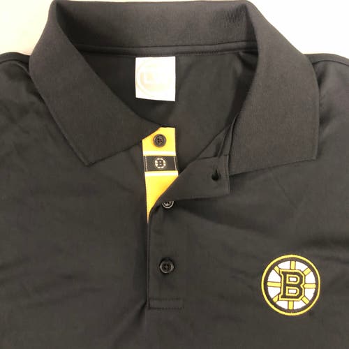 Boston Bruins mens large golf shirt