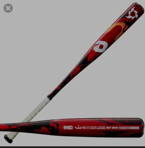 Used BBCOR Certified 2021 DeMarini Alloy Voodoo One Bat (-3) 30 oz 33"