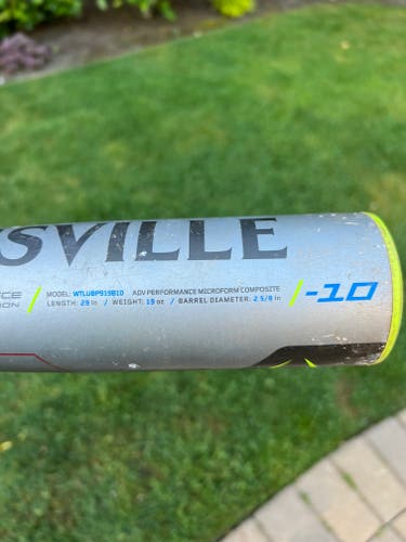 Used 2019 Louisville Slugger Composite Prime 919 Bat (-10) 19 oz, 29" > $99.00
