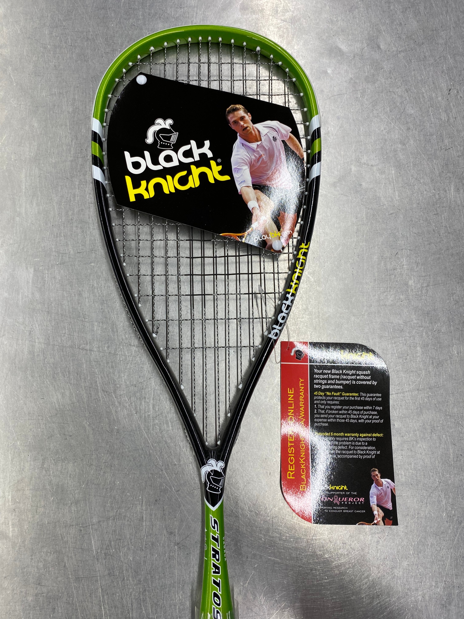 New Black Knight Stratos Squash Racquet