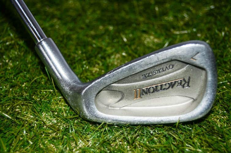 Tour Edge Reaction II Os 7 Iron Right Handed 36.5" Steel Stiff New Grip