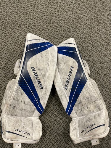 Used Bauer Vapor X700 Junior Large goalie leg pads