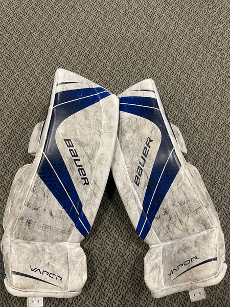 Used Bauer Vapor X700 Junior Large goalie leg pads