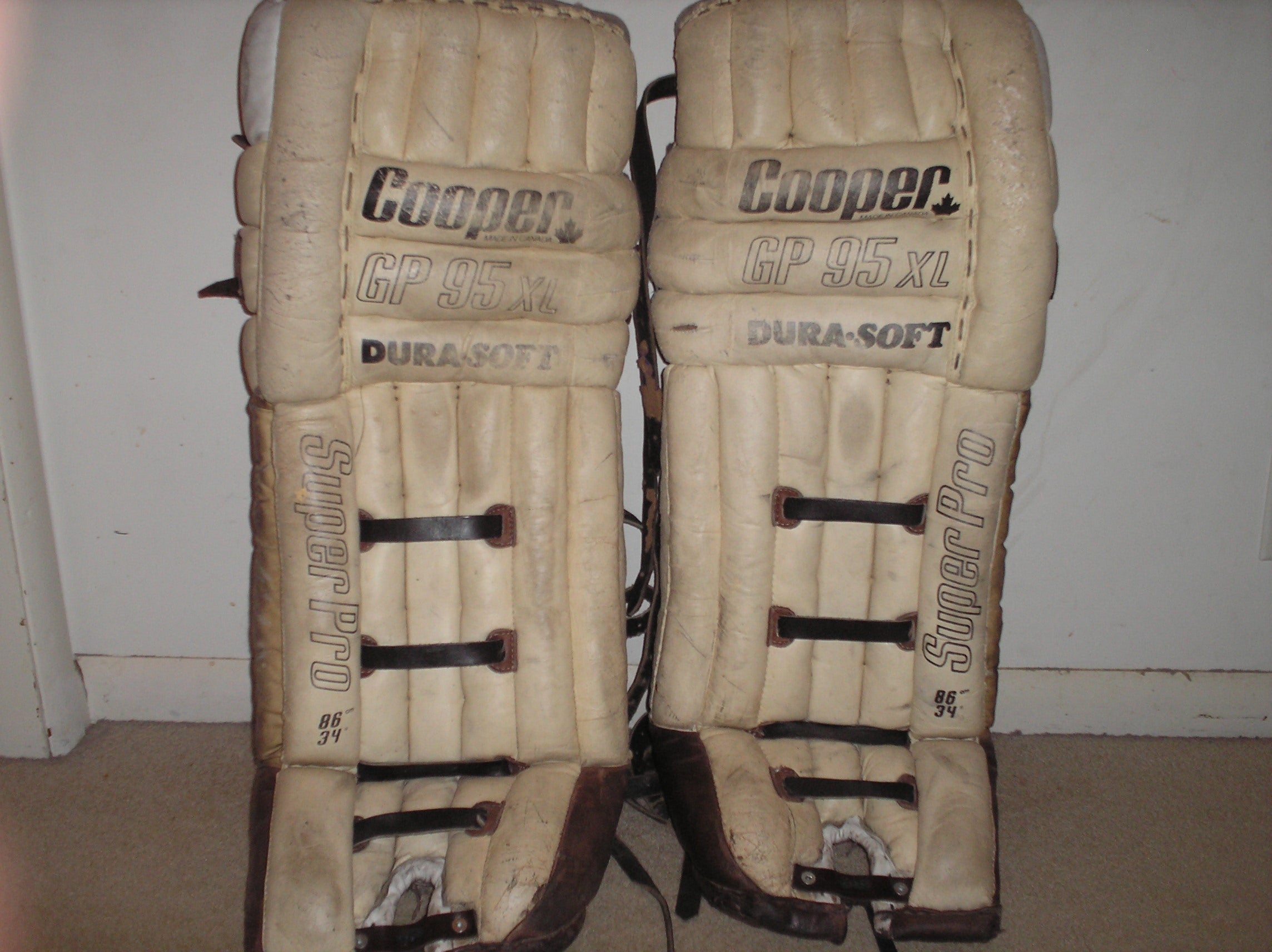 Cooper GP65 Hockey Goalie Pad Leather Wallet Minimalist 