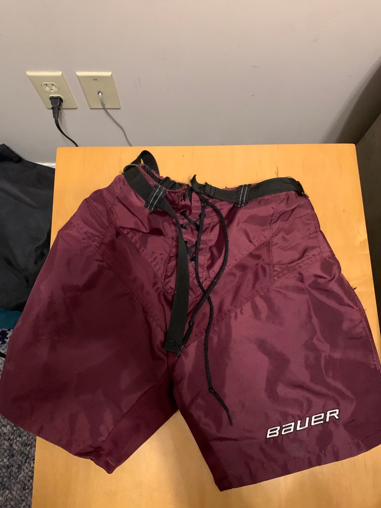 Bauer Junior Large Maroon Pant Shell