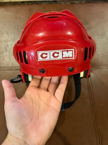 Vintage CCM Helmet 892 Red Small