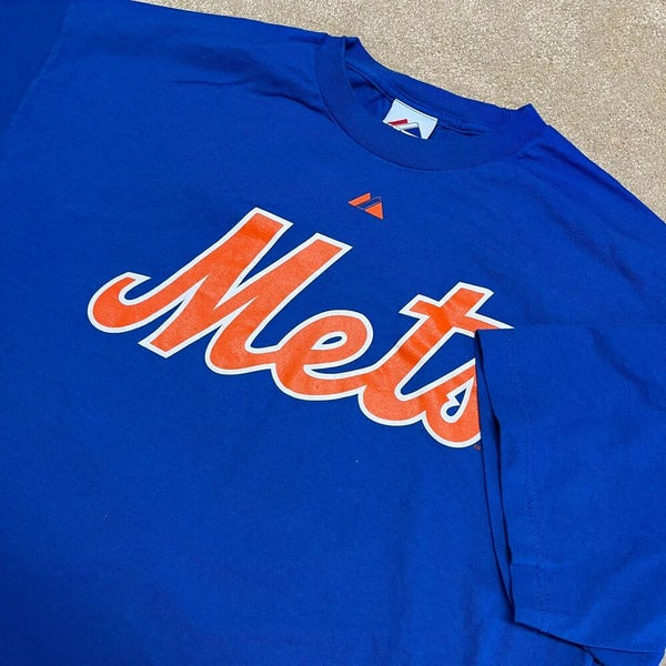 New York Mets Men's Majestic Cool Base 2 Button Replica Jersey MLB Shirt