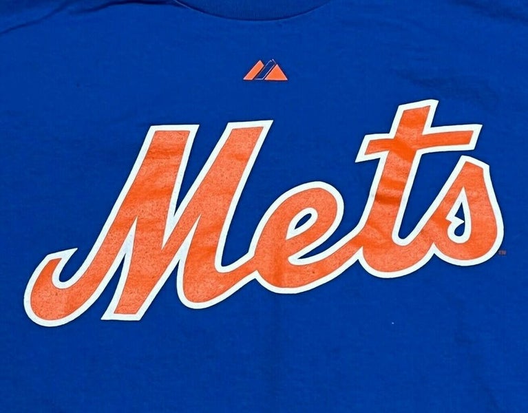 New York Mets Shirt Men Large Adult Orange MLB Baseball NYM USA Vintage
