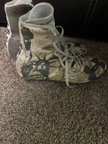 Gray Unisex Size 9.0 (Women's 10) High Top Highlight