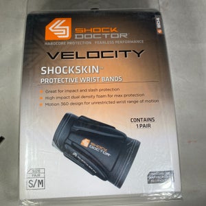 NEW Size S/M Shock Doctor Velocity Shockskin Protective Wrist Bands