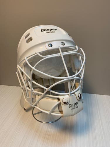 Cooper SK HM630 Combo - SK600 Helmet HM30 Cage Mask - Made in Canada VINTAGE