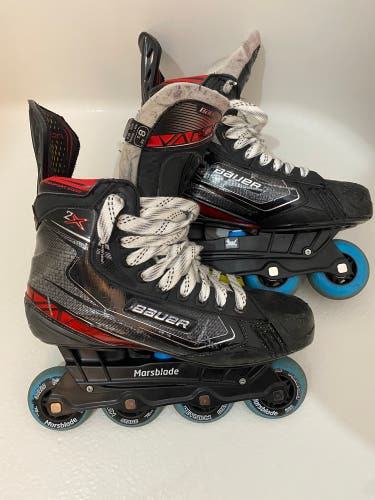 Bauer 2x Marsblade Inline Skates Size 8.5 EE