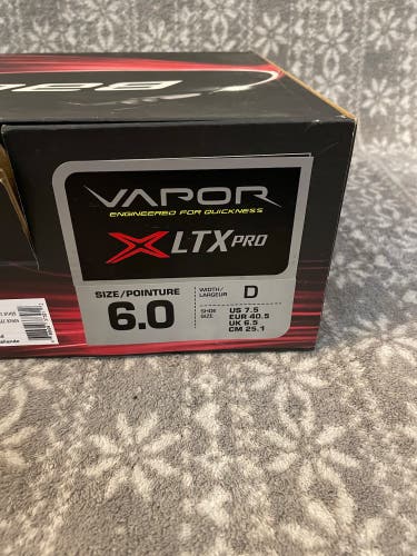 New Senior Bauer Vapor XLTX Pro Hockey Skates Regular Width Size 6