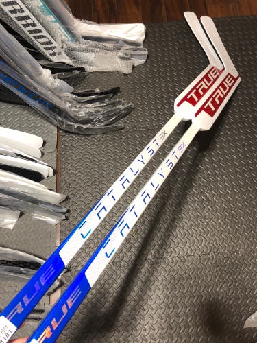 2 Pack New True Catalyst 9X Goalie Stick Price 26”