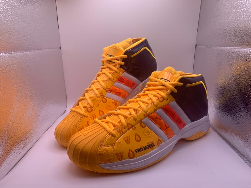 RARE Adidas Men's Sz Pro Model 2G Signal Orange Indigo