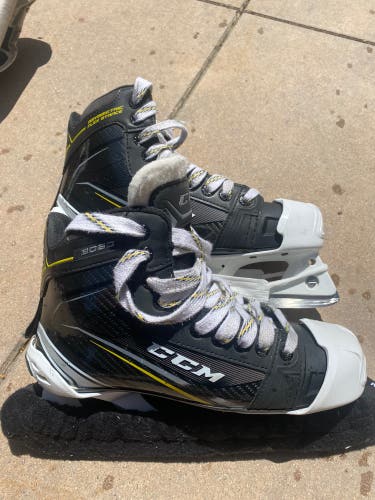 Used CCM  Size 6.5 Tacks 9060 Hockey Goalie Skates
