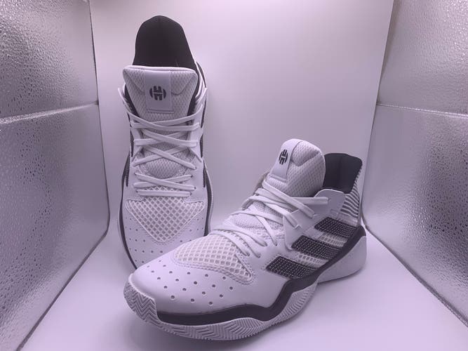 Adidas Men’s Sz 9.0 Harden Stepback Cloudwhite Basketball Shoe