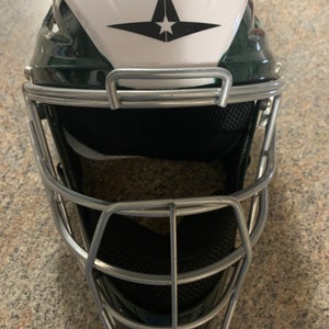 All Star catcher’s helmet White/Green