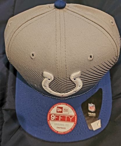 New Indianapolis Colts New Era 59fifty snapback hat.