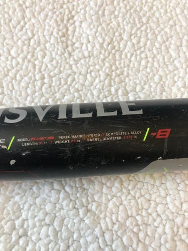 USA Slugger 31" Select 719 Bat.  Drop 8