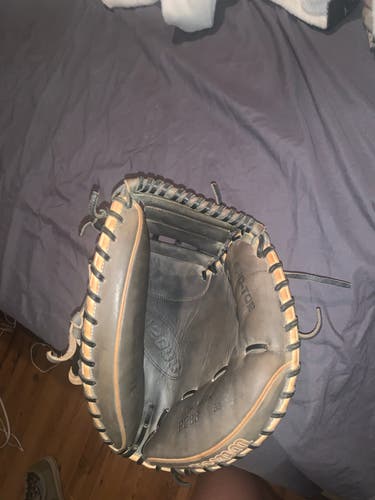 Used Wilson Right Hand Throw Catcher's A2000 Baseball Glove 33"