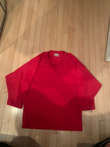 Red Small / Medium Blank CCM Jersey