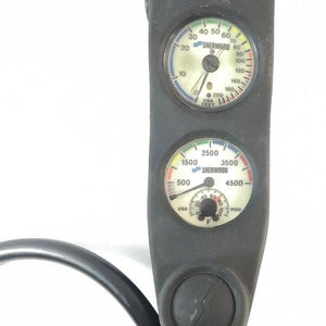 Sherwood Scuba Dive Computer 2 Gauge Console Genesis 4500 SPG 220ft Depth  #1727