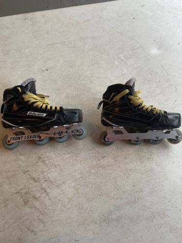 Bauer supreme 1s roller hockey goalie skates