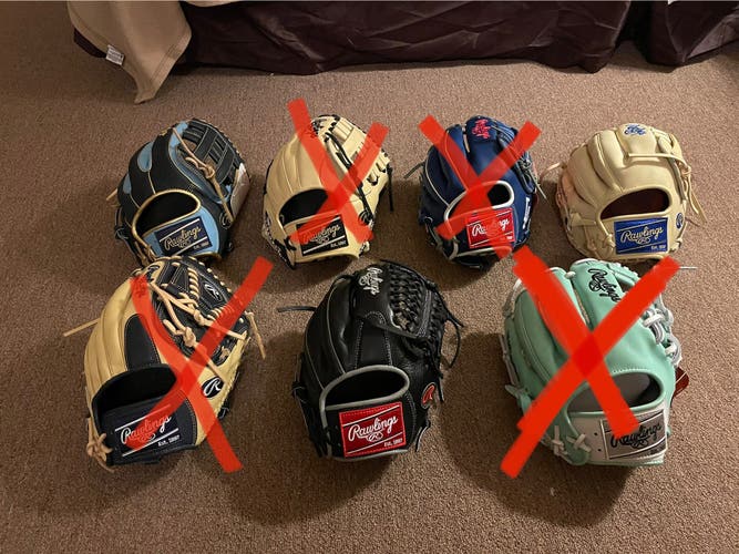 Lot Of Exclusive Rawlings Gloves Message For More Info