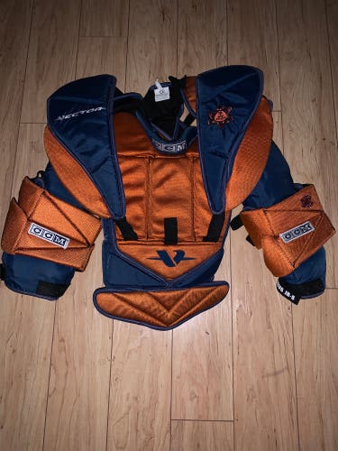 Ccm vector Junior Small - Hockey jr Goalie Chest Arm Pads Protector Used