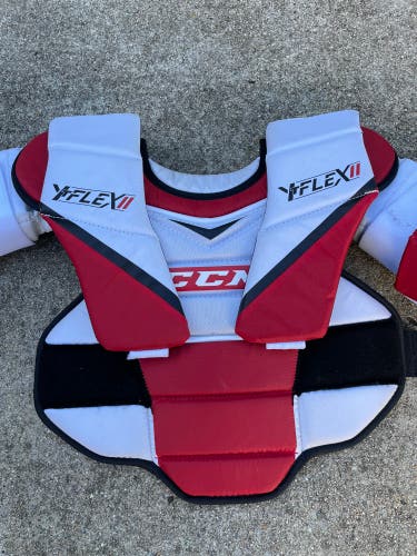 Used Medium CCM  Y flex Goalie Chest Protector