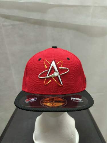 NWS Team Issued Albuquerque Isotopes New Era 59fifty NE Tech 7 1/8 MiLB