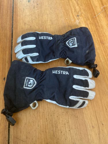 Hestra Youth 6 Black Gloves