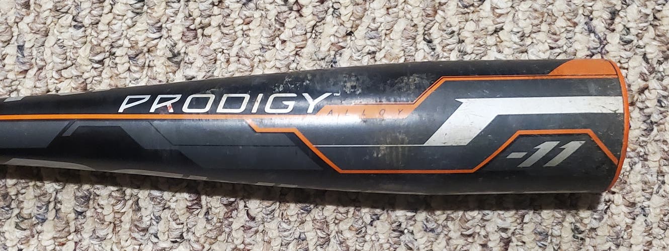 Used 2019 Rawlings Alloy Prodigy Bat (-11) 17 oz 28" With MLB NY Mets Grip
