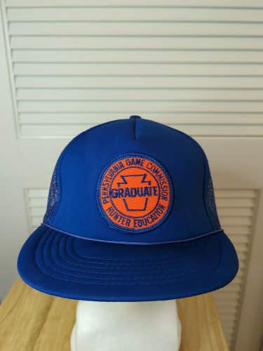 Vintage Pennsylvania State Commission Hunter Education Graduate Patch Hat