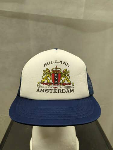 Vintage Amsterdam Mesh Trucker Snapback Hat