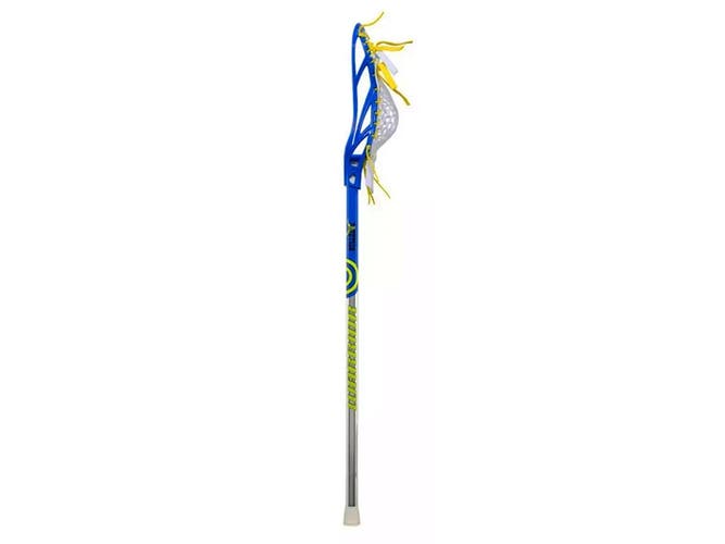 Bundle: 2 New Warrior Bullzeye Complete Junior Lacrosse Stick Shaft Head combo strung JR