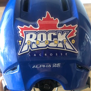 Toronto Rock NLL game worn helmet