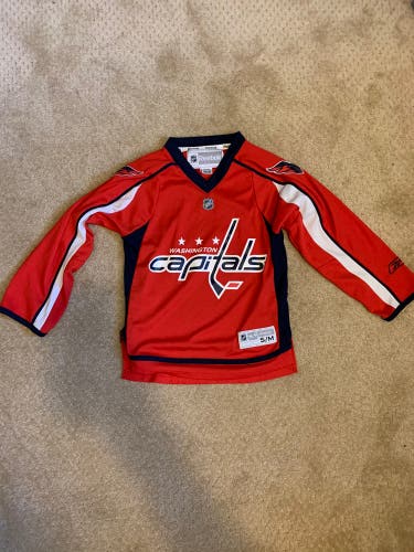 Washington Capitals Youth Jersey Reebok size S/M