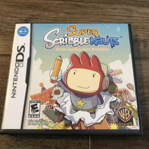 Super Scribblenauts (Nintendo DS, 2010) Complete & Tested