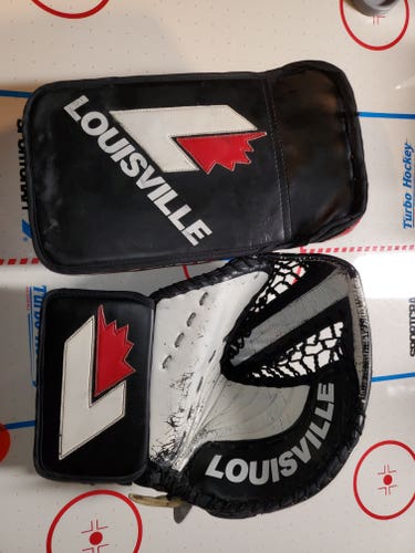 Used Louisville Full Right Gloves and pads