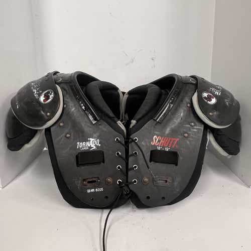 Used Schutt Tornado Large Football Shoulder Pads