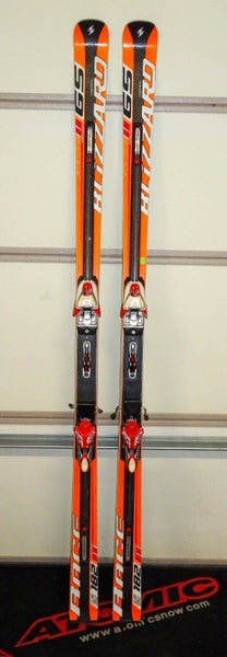 BLIZZARD RACE WORLD CUP GIANT SLALOM w/MARKER 16 COMP(Din 6-16)Bindings Size-182cm Radius-27Meters