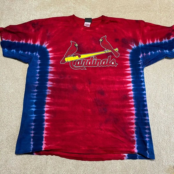 Albert Pujols St Louis Cardinals T Shirt Men 2XL Adult Tie Dye MLB