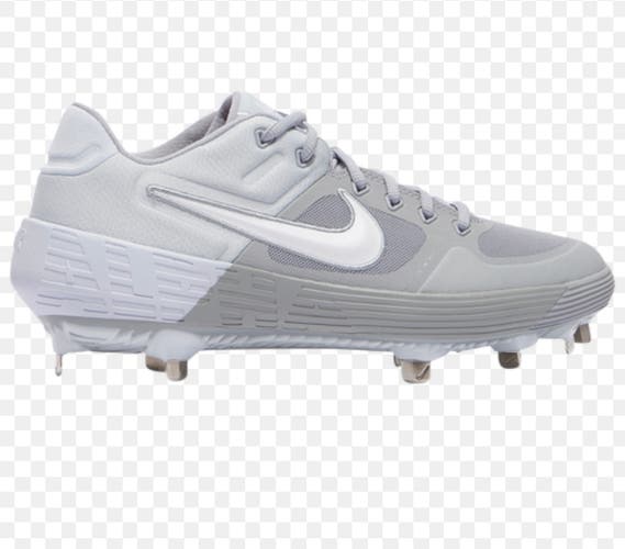 Alpha Huarache Elite 2 Low In Wolf Grey/white/pure Platinum Size: 13