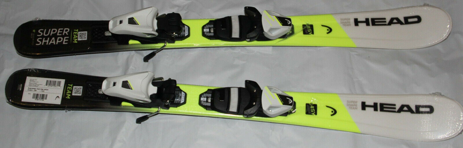 NEW HEAD Supershape team Easy kids skis 97cm + size adjustable bindings SLR4.5 NEW