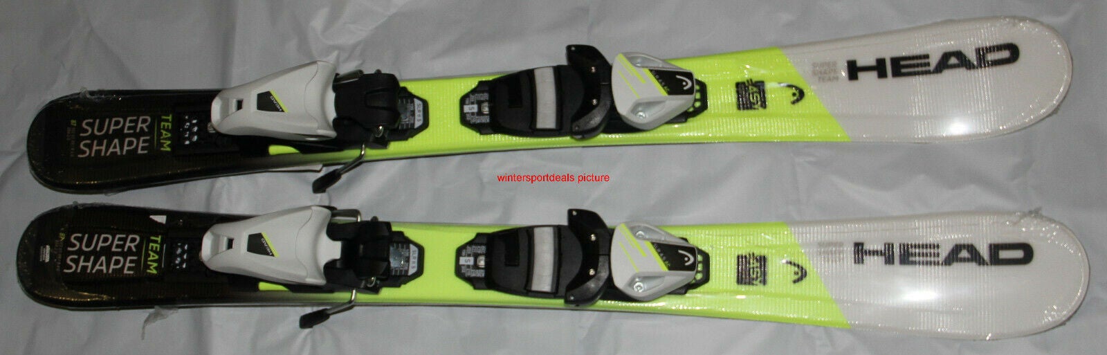 NEW HEAD Supershape team Easy kids skis 87cm + size adjustable bindings SLR4.5 NEW