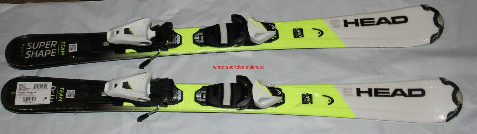NEW HEAD Supershape team Easy Junior skis 107cm + adjustable