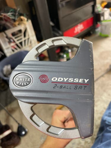Used Right Handed Odyssey 2 Ball Putter With Super Stroke Grip