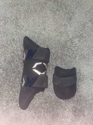 Used EvoShield Leg Guard Navy color Right Handed Batter